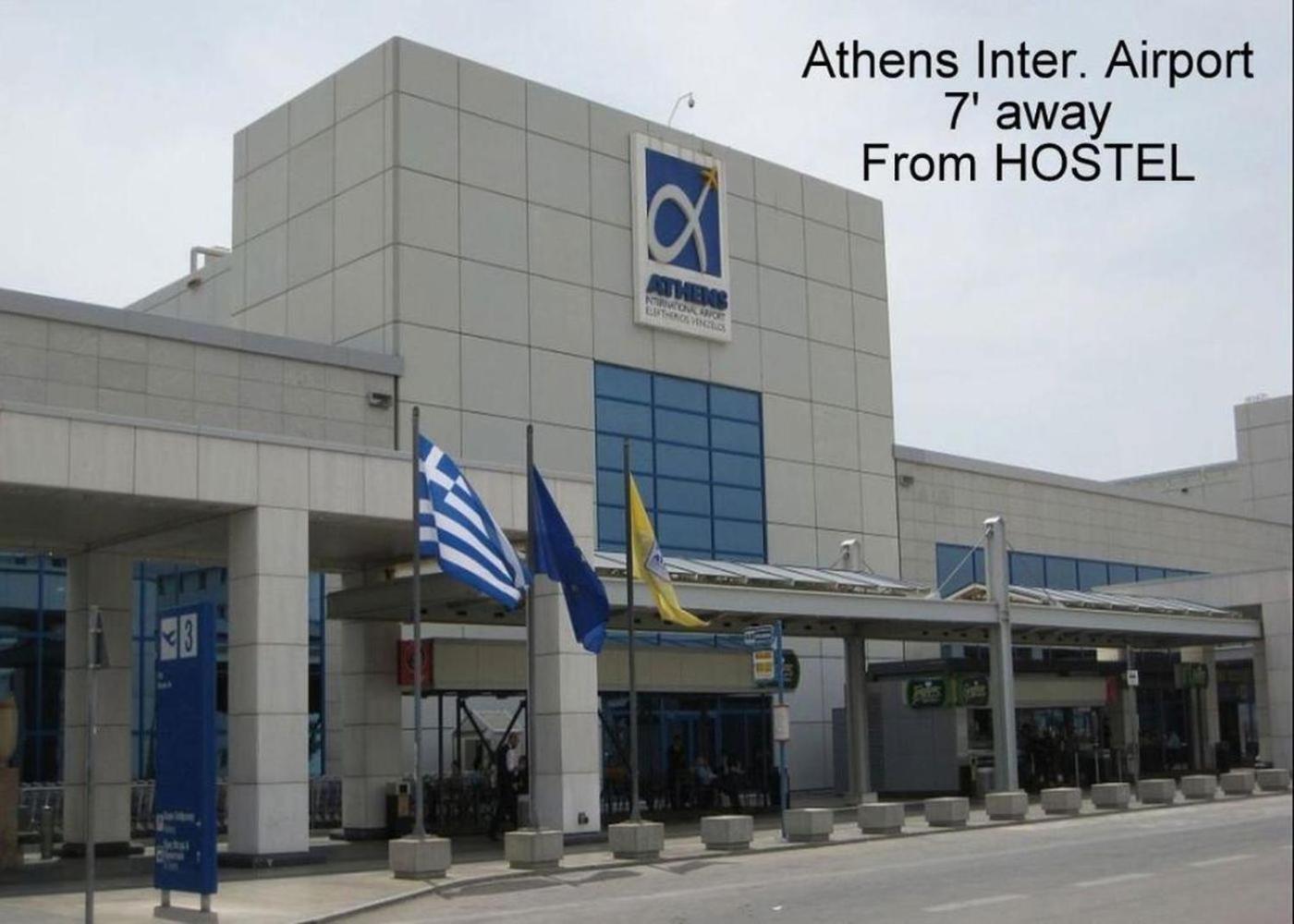 Athens 24-Hours Hostel #Athensairport #Latecheck-In #Privatetransportservice #Groups #Downtown Markopoulo Mesogaias ภายนอก รูปภาพ